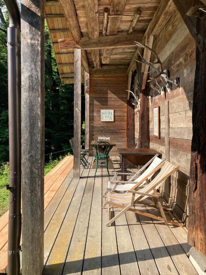 Charmante Gaestewohnung In Altem Bauernhaus In Alpiner Alleinlage Stanz Im Murztal 外观 照片
